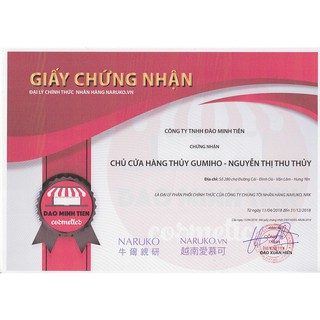 Mặt nạ Naruko miếng lẻ các loại tràm trà, hoa hồng, ý dĩ, bạch ngọc lan