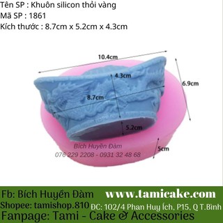 Khuôn silicon thỏi vàng 1861