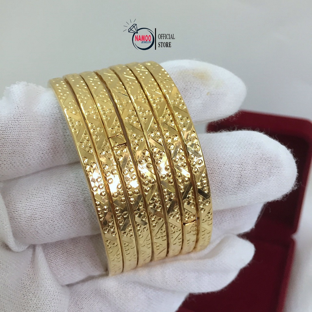 Ximen Nữ L116 Vòng Tay Khóa Lưỡi Gà Hàng Cao Cấp 1 bộ 7 chiếc