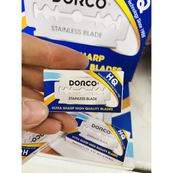 Dao cạo lưỡi lam Dorco hộp 10 lưỡi