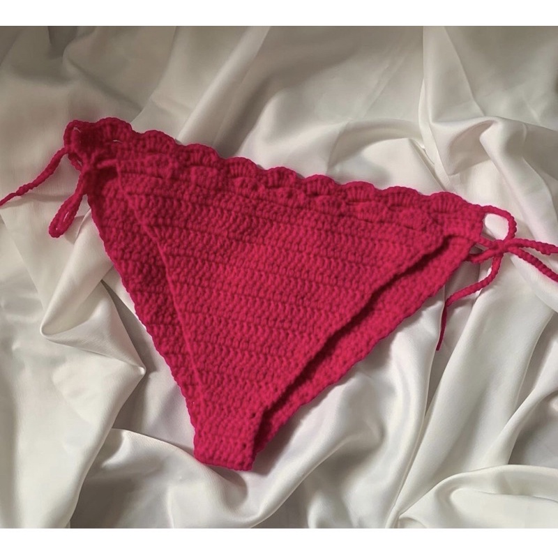 Áo bralette croptop len móc basic