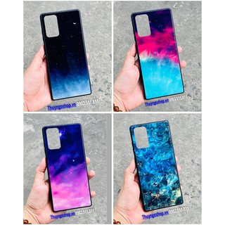 [Xả kho] Ốp lưng kính màu loang Samsung Note20 - Note02 Plus - Note10 - Note10 Plus - S20 Ultra - S20 Plus - S10 Plus