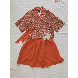 Set hanbok ngắn (áo + chân váy)