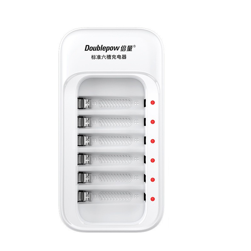 Bộ sạc Doublepow DP-B06 dùng sạc cho 6 viên pin tiểu AA hoặc AAA