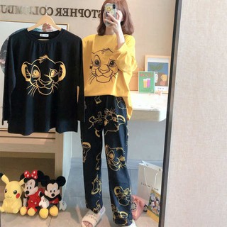 Đầm Ngủ Tay Dài In Họa Tiết Hoạt Hình Thời Trang Xuân Thu Xinh Xắn Cho Nữ