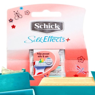 Vỉ 3 Lưỡi Dao Cạo Dành Cho Nữ Schick Silk Effect 3s