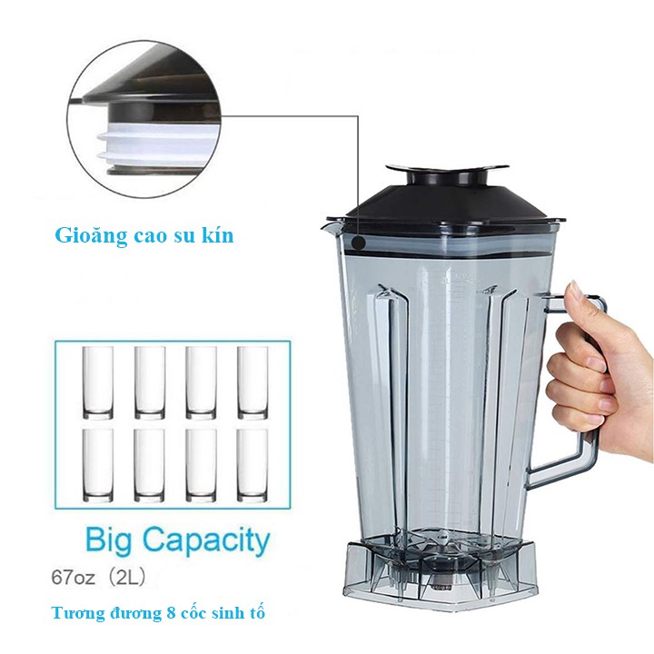 Máy Xay Sinh Tố Công Nghiệp Sokany 4500W Nhập khẩu chính hãng