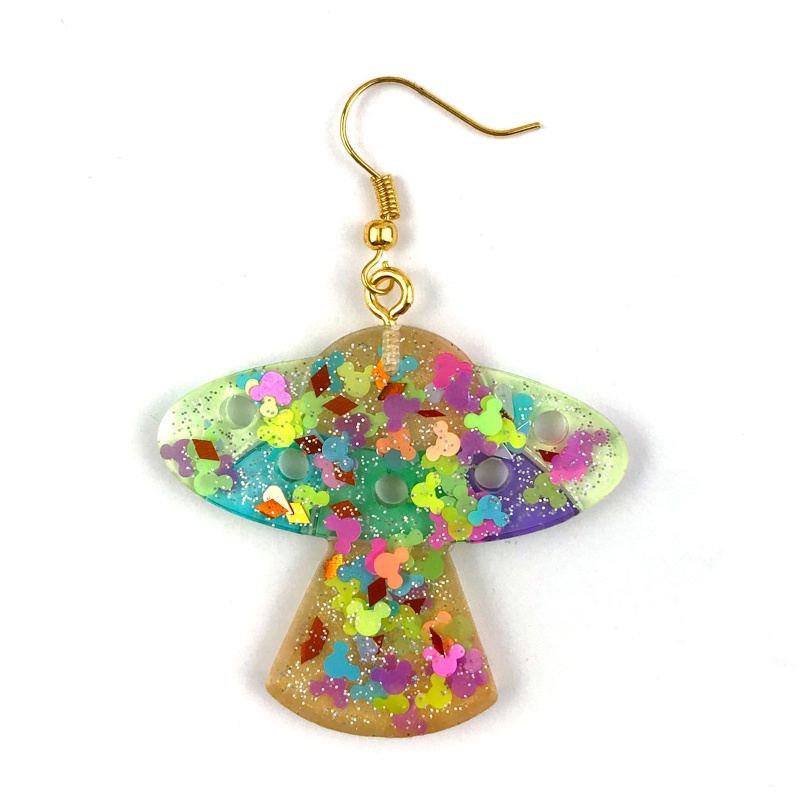 Khuôn Silicone Làm Mặt Trang Sức Hình Người Ngoài Hành Tinh UFO