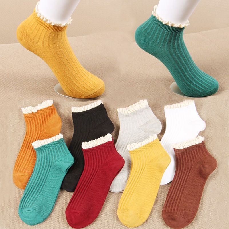 SET 10 đôi Tất vớ nữ cao cổ phong cách Tất công chúa