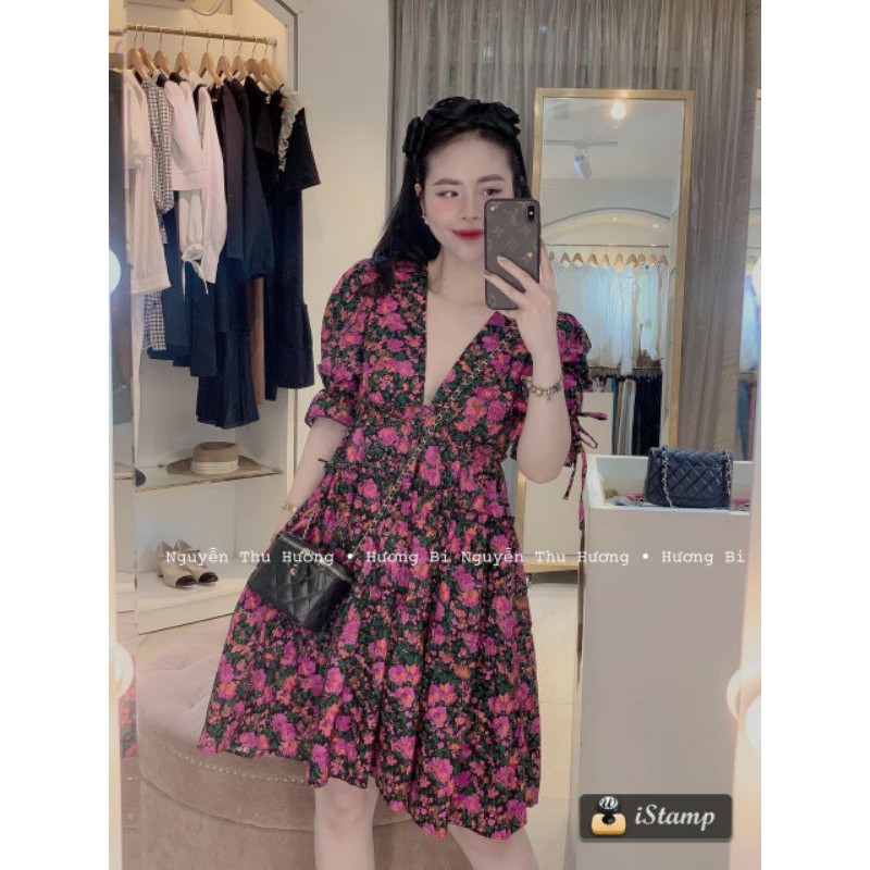 váy bầu tầng nơ tay nhiều màu sắc | BigBuy360 - bigbuy360.vn