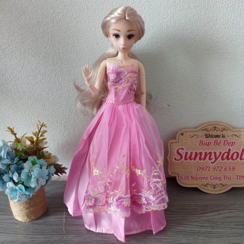 Búp bê barbie cao30cm mặc váy dạ hội giá cực rẻ chọn ngẫu nhiên
