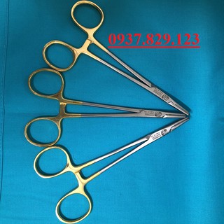 Kìm kẹp kim cán vàng Đức 12cm