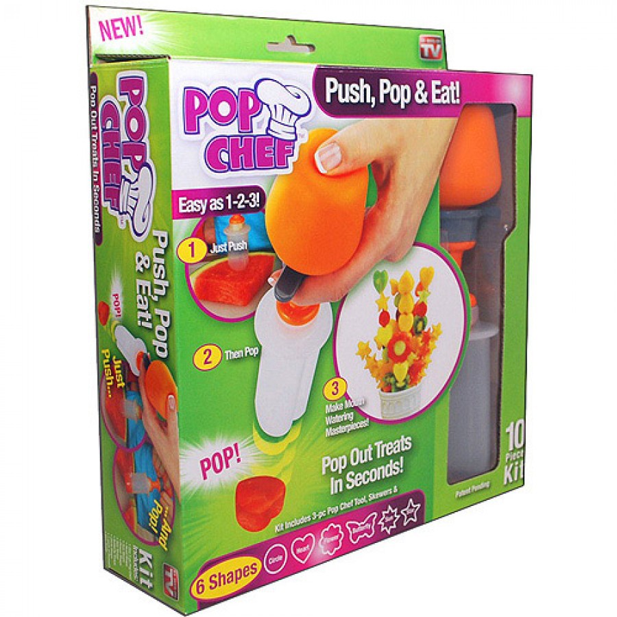Bộ khuôn cắt tỉa trái cây Pop Chef siêu nhanh