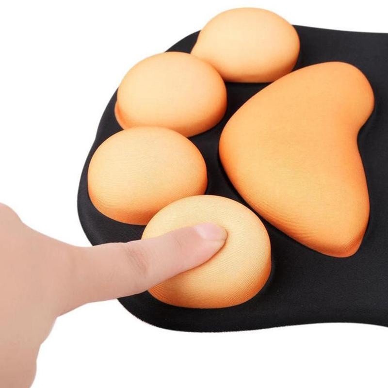 Miếng lót chuột hình dấu chân mèo dễ thương