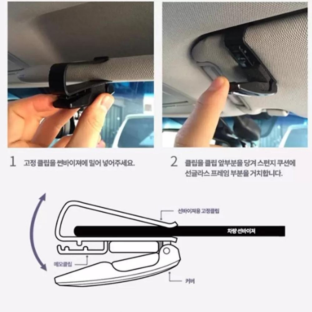 Giá cài kính mắt cho xe hơi Genova Korea cao cấp