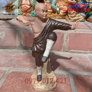 Tượng La Hán tập võ gốm Bát Tràng