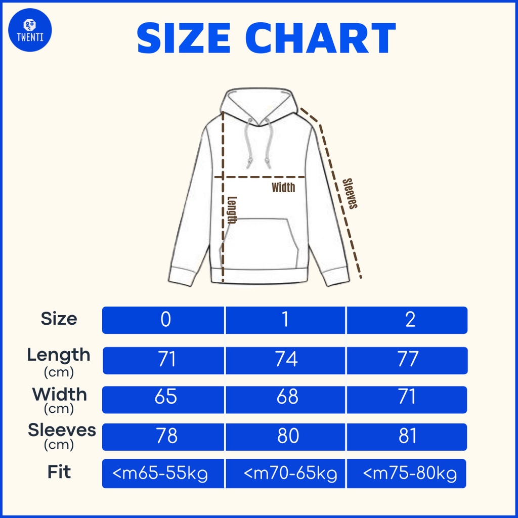 Áo Hoodie TWENTI Nỉ Bông In Basic