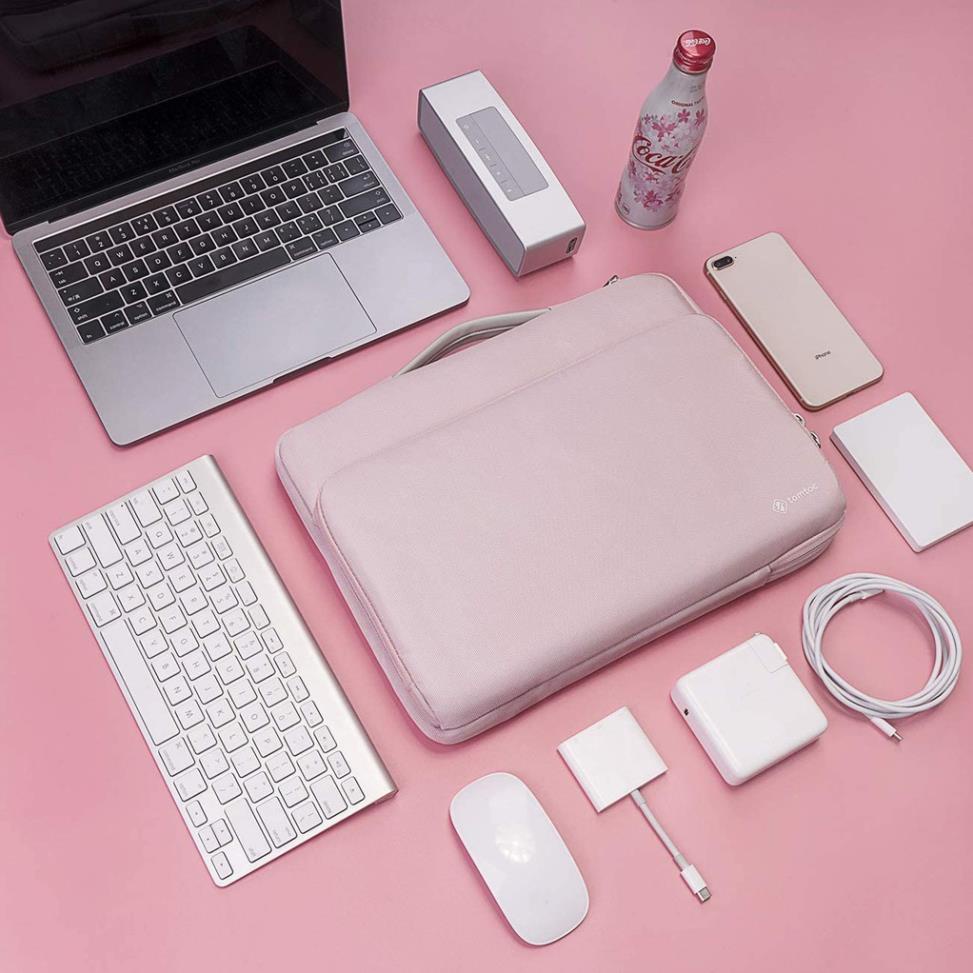 TÚI XÁCH CHỐNG SỐC TOMTOC (USA) BRIEFCASE MACBOOK PRO 13” NEW PINK – A14-B02C