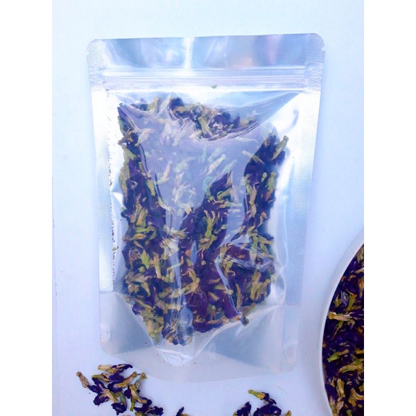 Trà hoa đậu biếc sấy khô, hoa đậu biếc làm xôi nấu chè