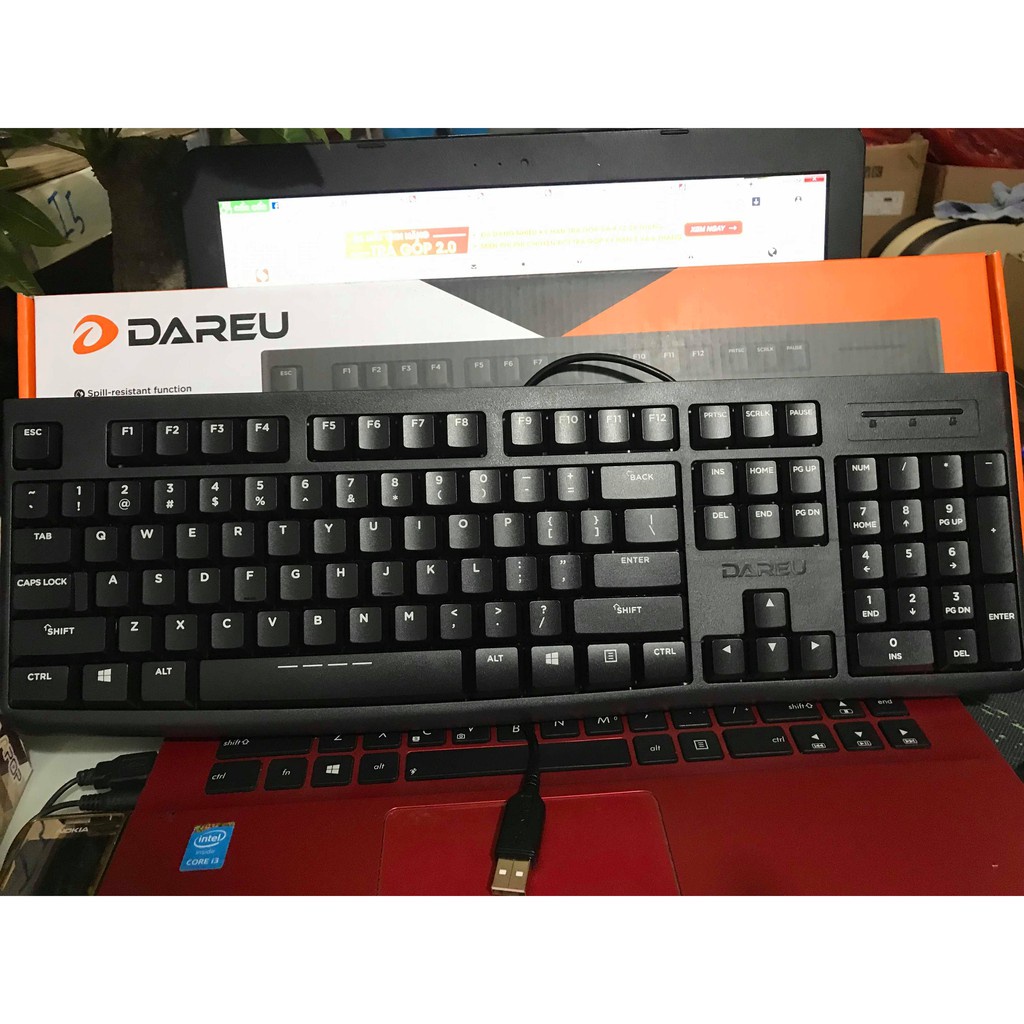 Bàn phím Dareu LK185- phím mỏng, sản phẩm lý tưởng cho dân văn phòng