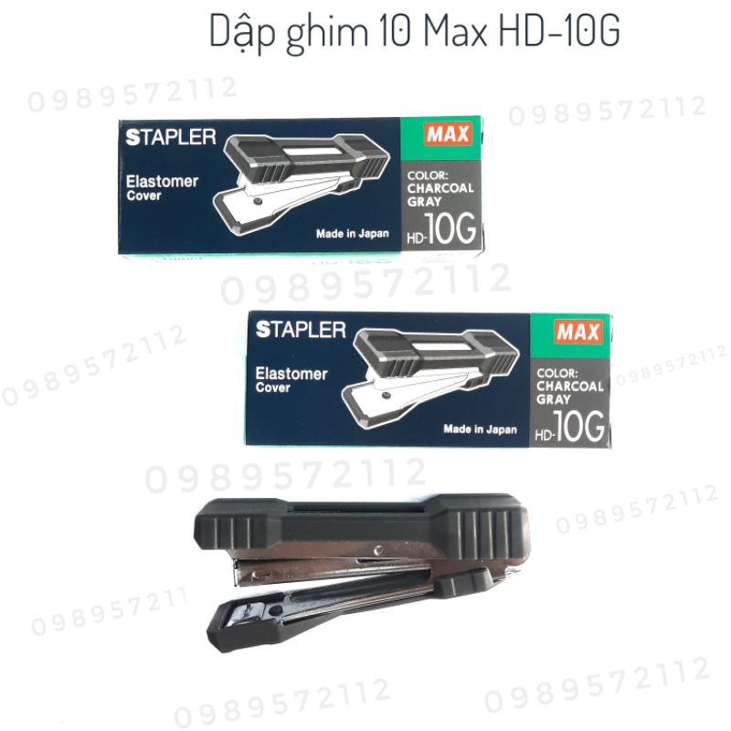 Dập ghim số 10 max HD-10G có đệm cao su.