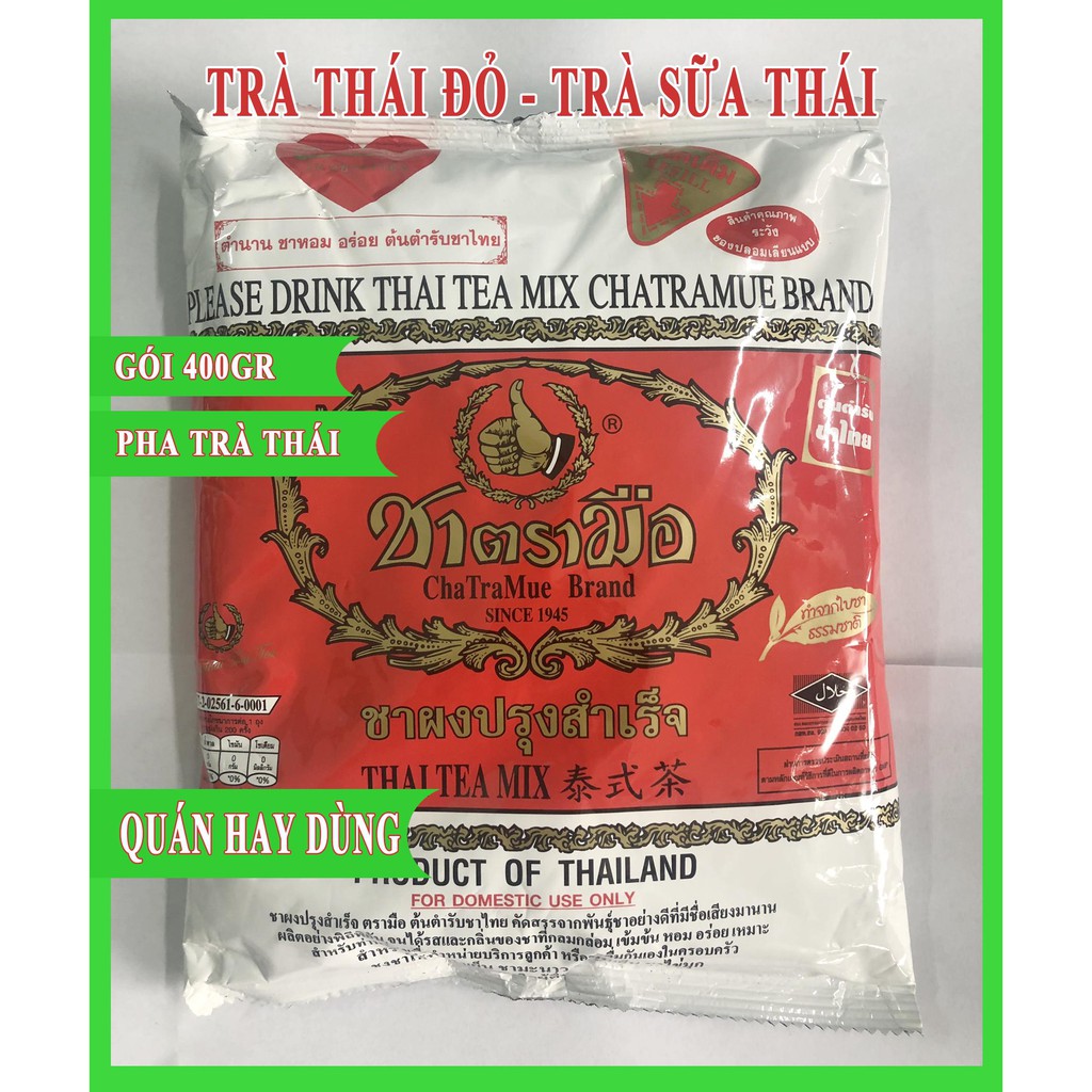 TRÀ THÁI ĐỎ (400g) - PHA TRÀ SỮA THÁI ĐỎ - THANH MÁT