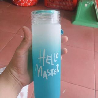 Bình nước thuỷ tinh hello master
