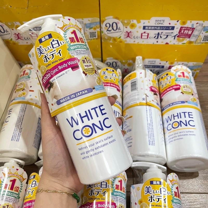 SỮA TẮM WHITE CONC BODY 600ml