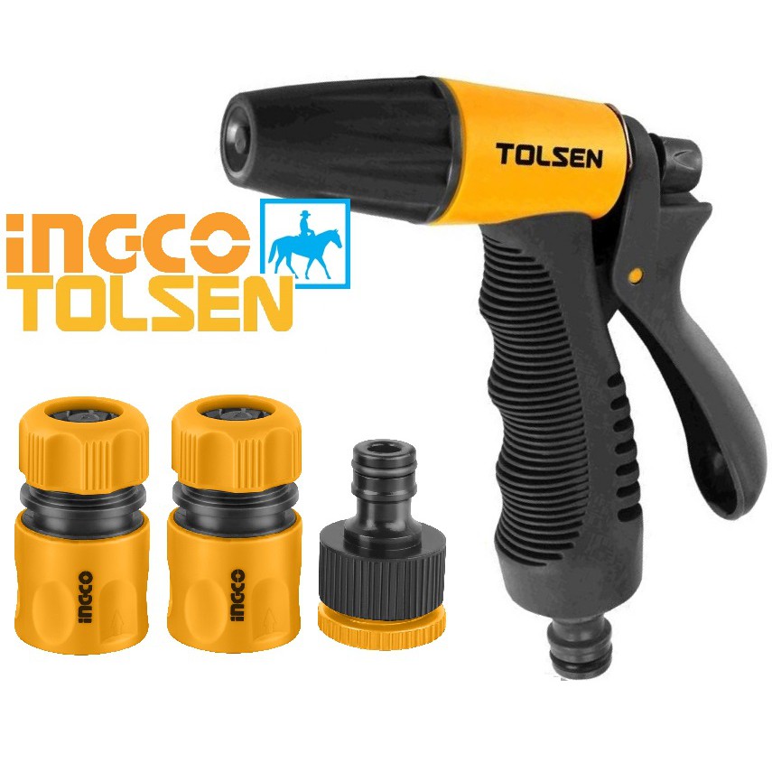 TOLSEN Bộ vòi phun nước và khớp nối tưới cây làm vườn sịt rữa xe chỉnh tia 57101 HHCS03122 Điện Sài Gòn
