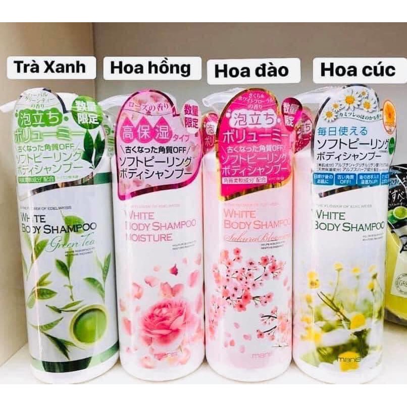 Sữa tắm trắng da Manis Nhật Bản 450ml