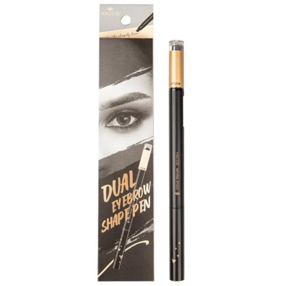 Chì Kẻ Mày Định Hình Đa Năng Vacosi Dual Eyebrow Shape Pen VM21 | BigBuy360 - bigbuy360.vn