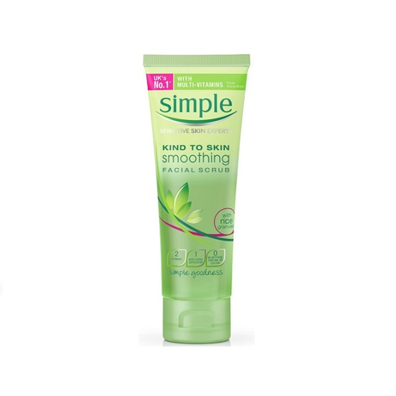 Tẩy Da Chết Simple Kind To Skin Smoothing Facial Scrub 75ml