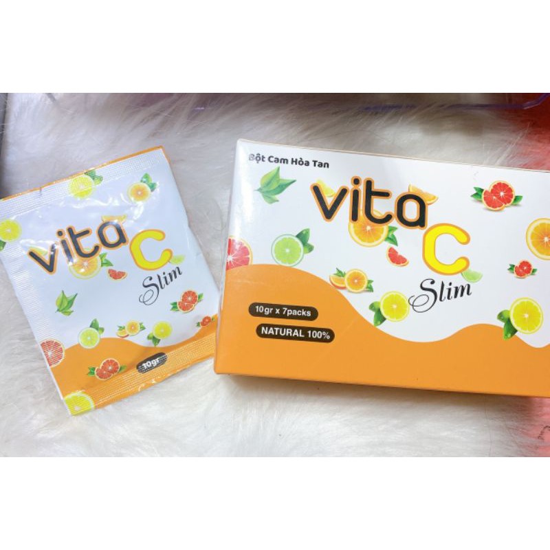 VITA C SLIM - Bột hòa tan cam giảm cân