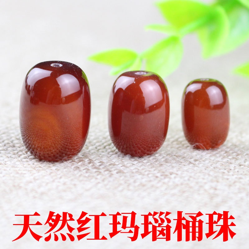 Chuỗi Hạt Đá Mã Não Đỏ Tự Làm Vòng Tay / Thắt Lưng