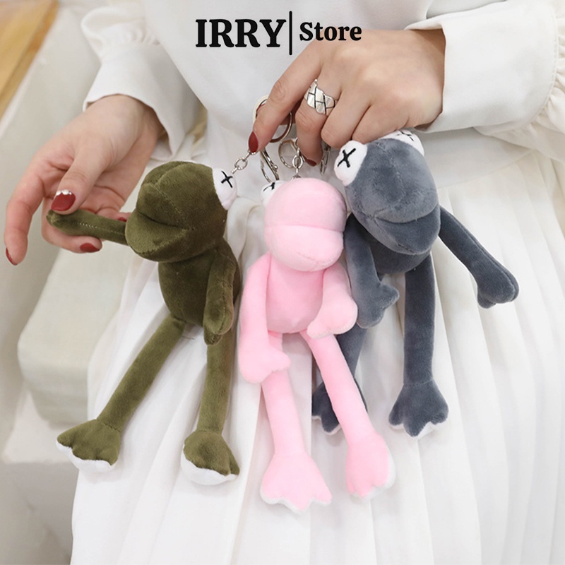 Móc khóa gấu bông IRRY móc khóa treo balo thời trang dễ thuơng cá tính năng động