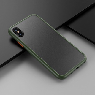 Ốp nhám vân tay viền cao su ip6/6s/7/7p/x/xr/xsmax