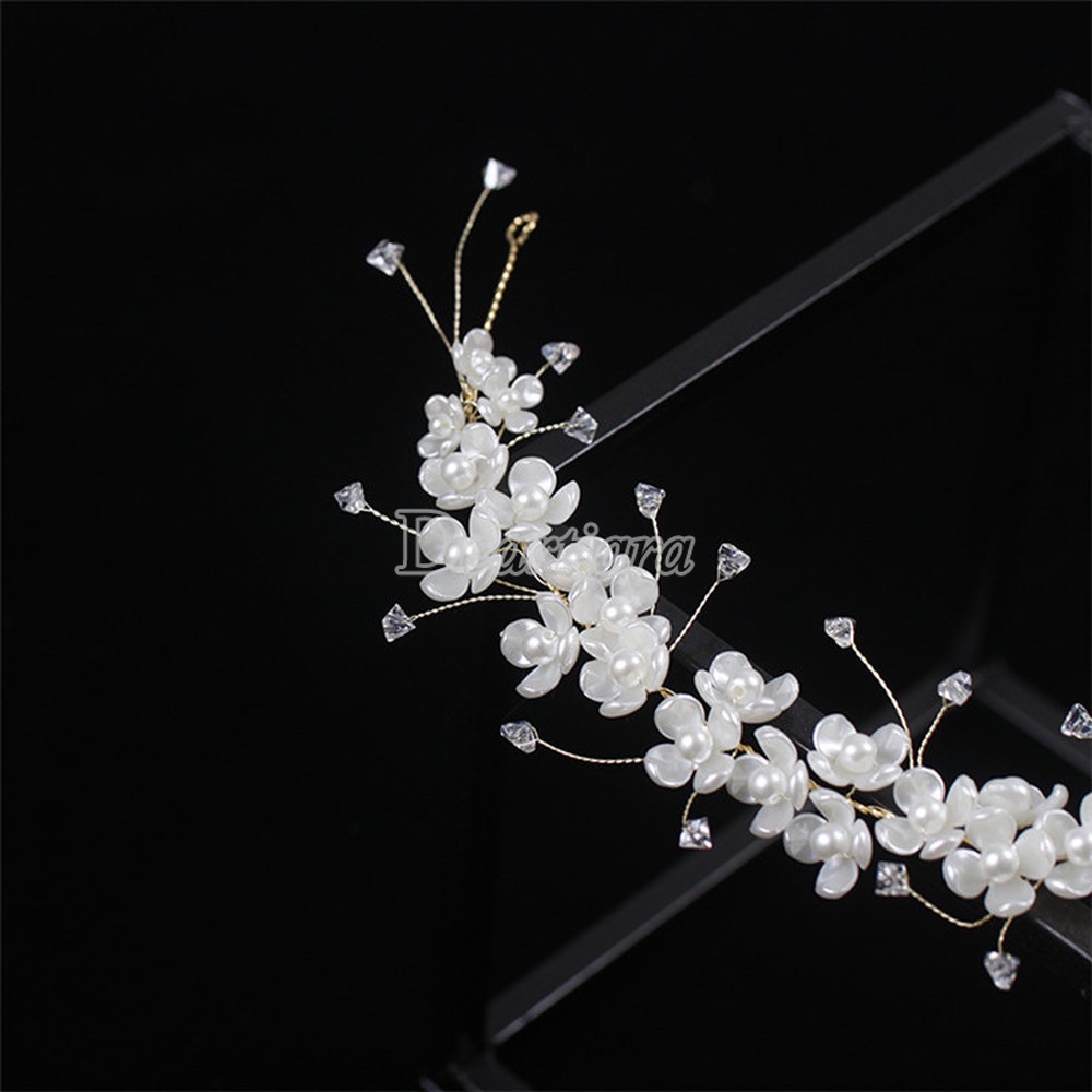 Vòng Hoa Cỏ Bốn Lá Thời Trang Cho Cô Dâu