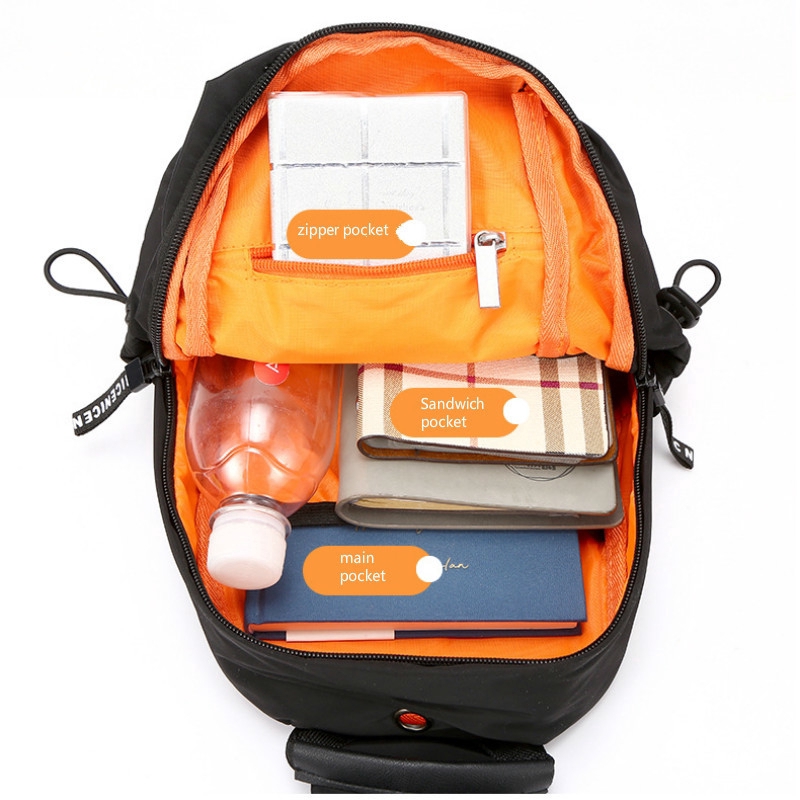 Túi đeo chéo chống trộm với dây cắm USB