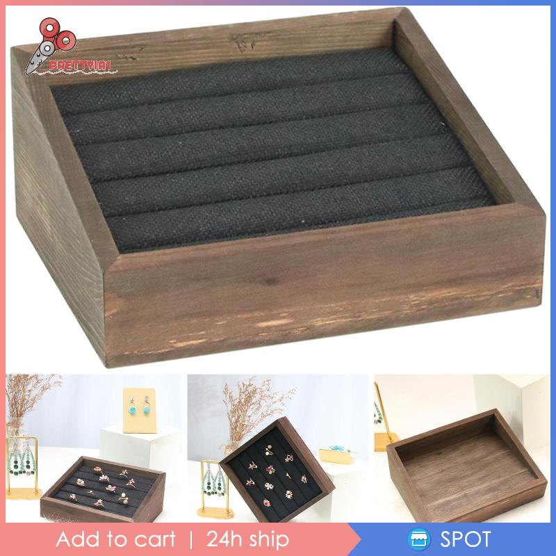 [Prettyia1] Giá Đỡ Trưng Bày Nhẫn Để Trưng Bày Lưới Cửa Sổ