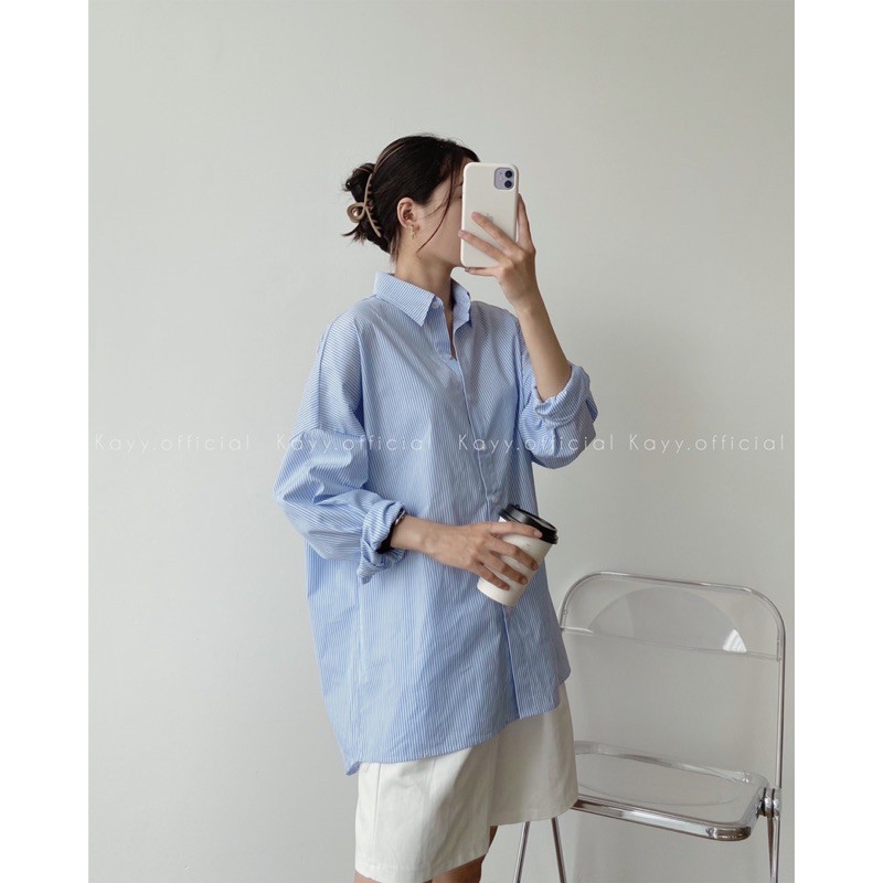 Sơ mi kẻ xanh - ml1 | BigBuy360 - bigbuy360.vn