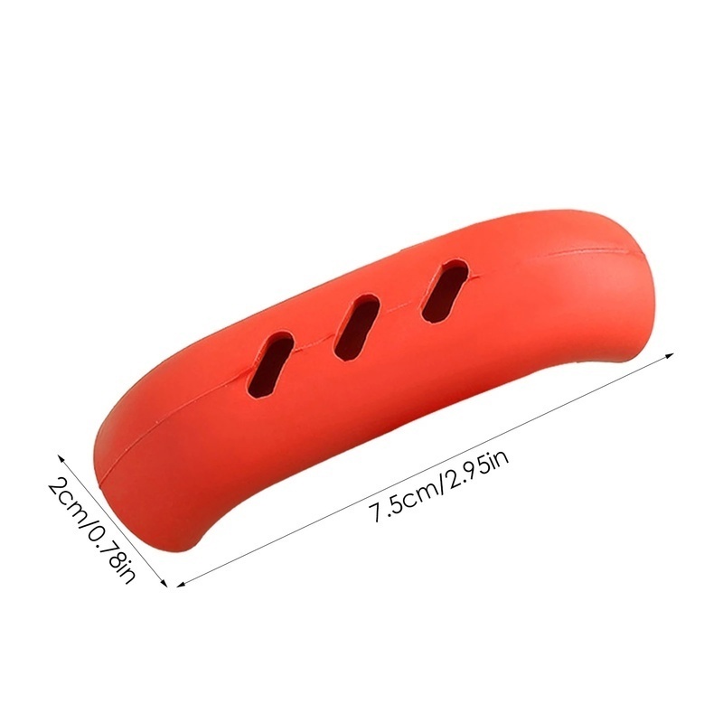 Set 2 Nắp Nồi Bằng Silicone Cách Nhiệt Có Tay Cầm Tiện Dụng