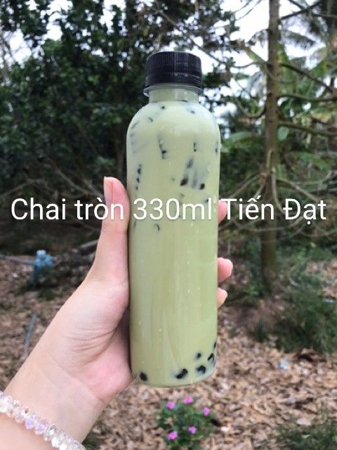 [RẺ VÔ ĐỊCH] Chai nhựa nắp đen tròn 300 ml có kèm nắp y video | BigBuy360 - bigbuy360.vn