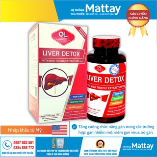 Viên Uống LIVER DETOX Bảo Vệ Chức Năng Gan (60 viên) Olympian Labs