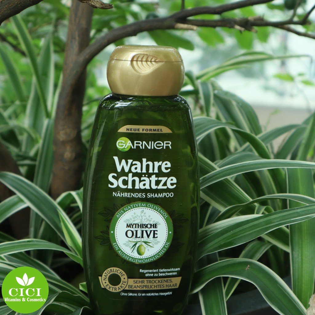 Dầu Gội Đầu Ganier Wahre Schatze Olive, 250ml