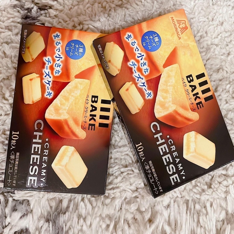 Bánh phô mai nướng MORINAGA thơm ngon giòn béo - hộp 45 gram