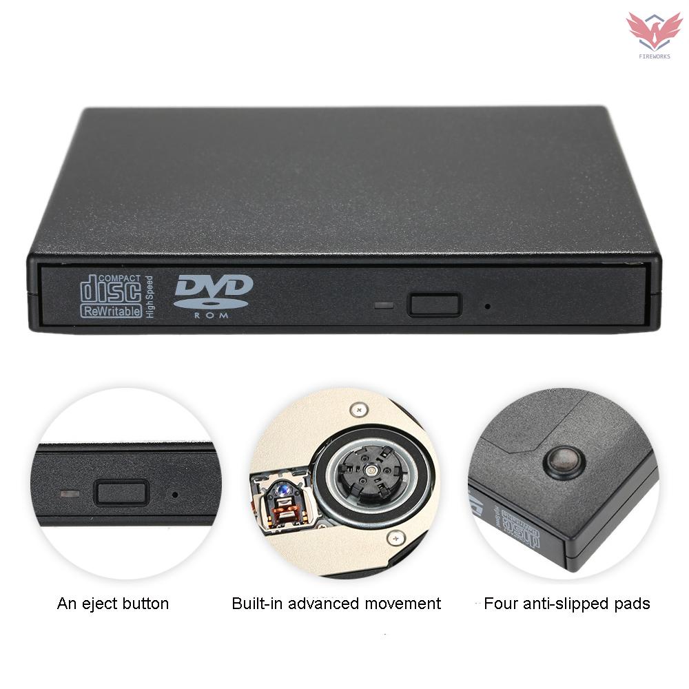 Đầu Đọc Đĩa Dvd-Rw / Cd-Rw Kết Nối Usb 2.0 Cho Macbook / Air / Pro | BigBuy360 - bigbuy360.vn