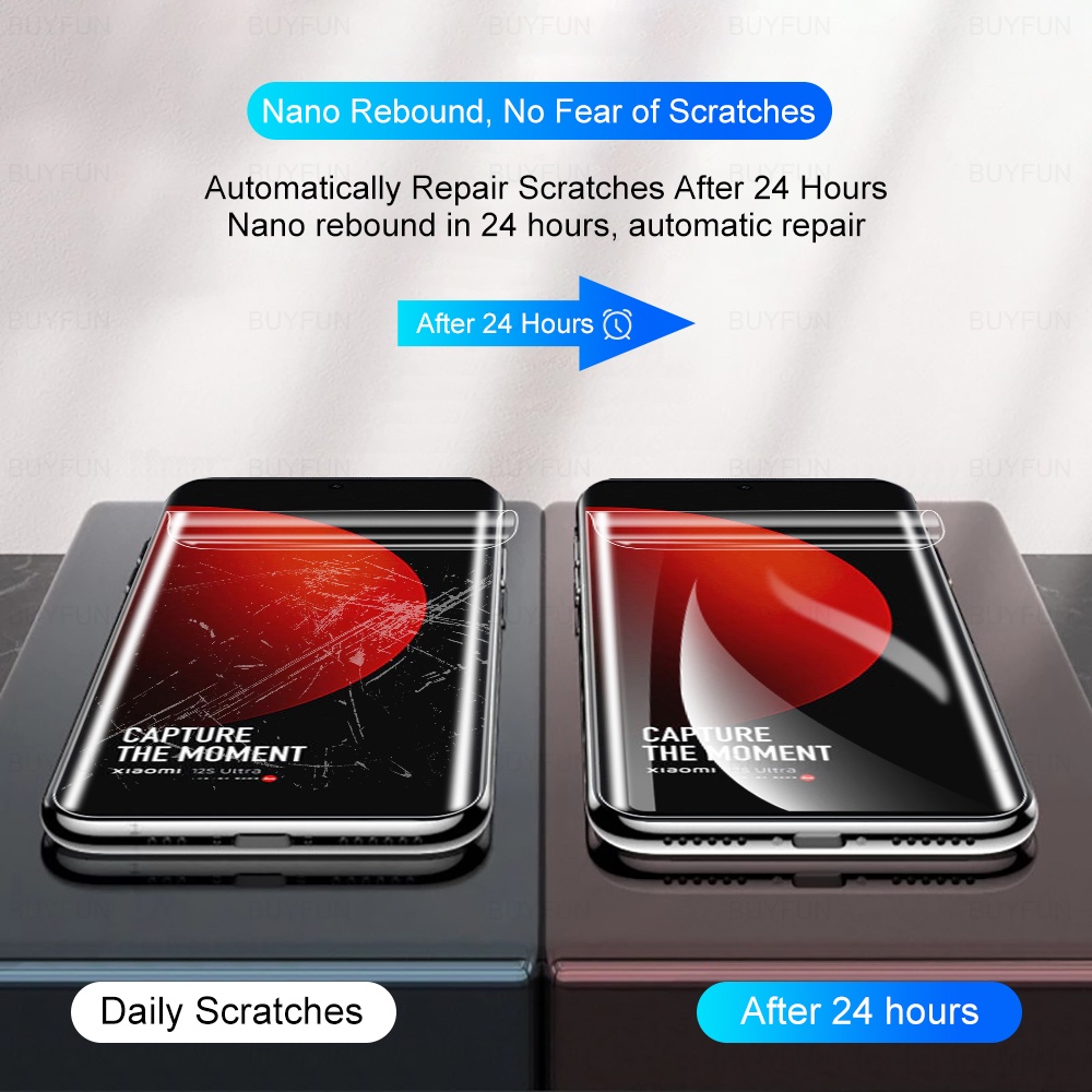 Kính Cường Lực Hydrogel 4 Trong 1 HD Chống Dấu Vân Tay Bảo Vệ Ống Kính Máy Ảnh Xiaomi 12S Ultra 4 Trong 1 Xiaomi Mi 12SUltra Xiomi Mi 12 12X 12S Pro