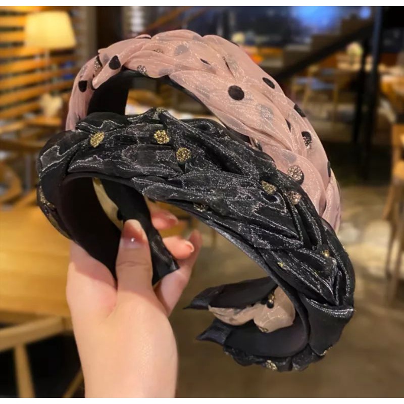 Băng đô cài tóc bờm rửa mặt phong cách retro Hàn quốc, phụ kiện tóc nữ thời trang Filibra - CT021