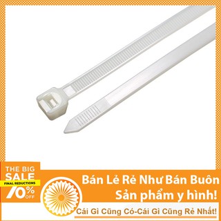Bộ 10 Dây Thít - Dây Rút Màu Trắng