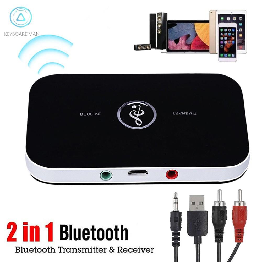 new pattern Upgraded Bluetooth 5.0 Audio Transmitter Receiver RCA 3.5mm AUX Jack USB Dongle Music Wireless Adapter For Car PC TV Headphones